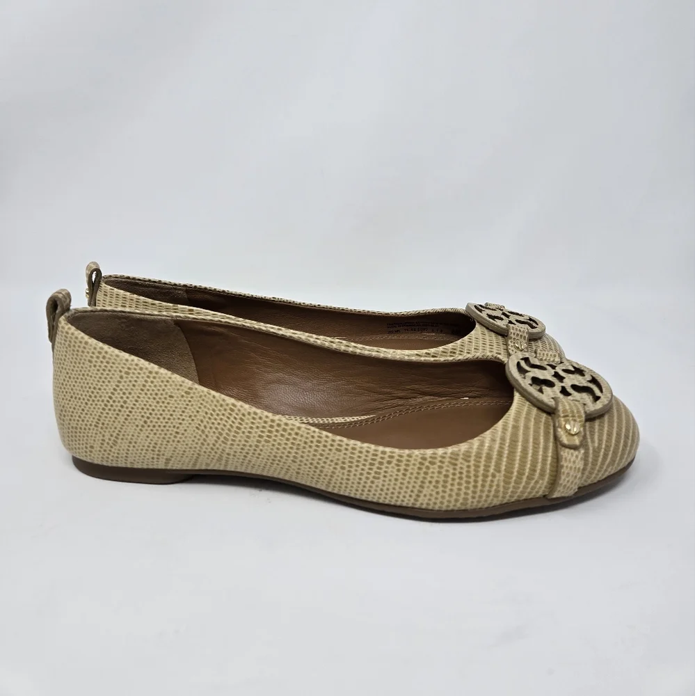 Tory Burch Miller Flat In Trench Tan